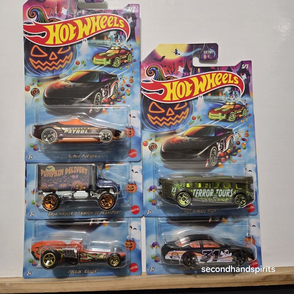 Hot Wheels 2026 Halloween Set of 5